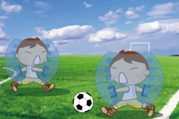 香港新玩意「泡泡足球」Bubble Soccer