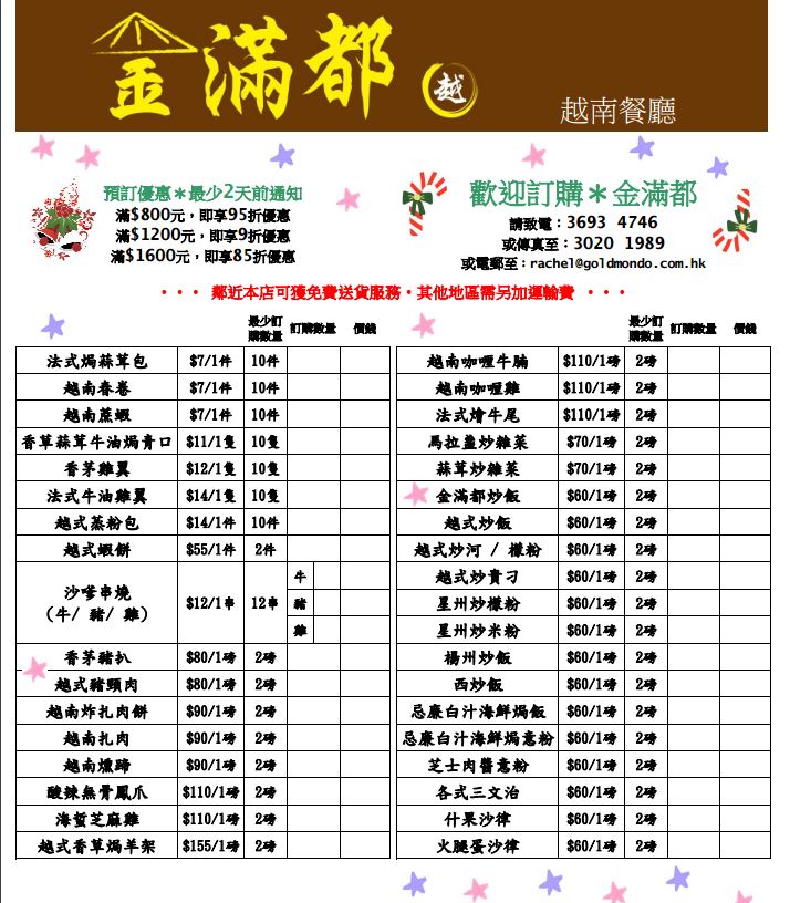 金滿都越南餐廳 (長沙灣店)